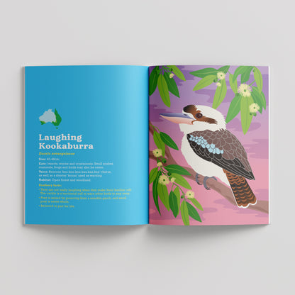 Birds in my Australian Back Yard paperback picture book by Sarah Epstein