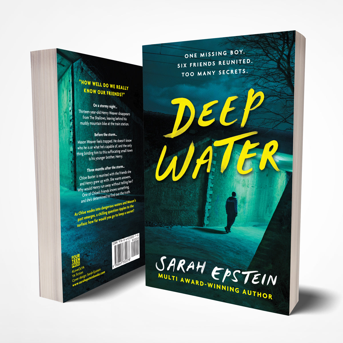 Deep Water by Sarah Epstein YA thriller mystery paperback