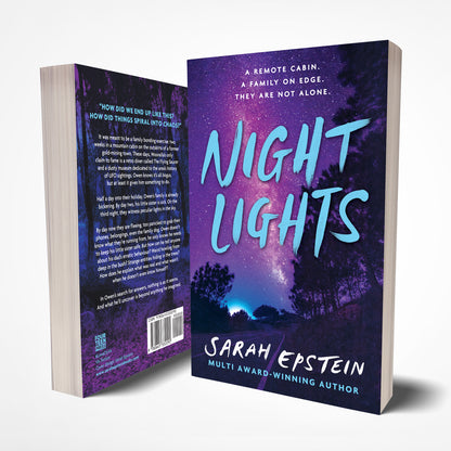 Night Lights by Sarah Epstein YA thriller mystery paperback