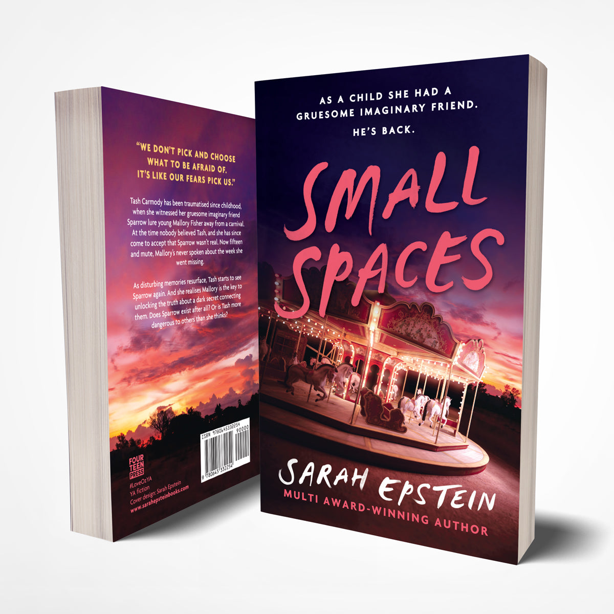 Small Spaces by Sarah Epstein YA thriller mystery paperback